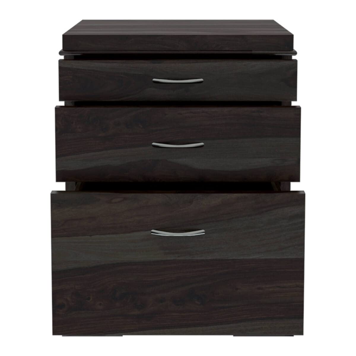 WoodMarwar Solid Sheesham Wood Chest of Drawer 3 Drawers Dresser for Home & Living Room