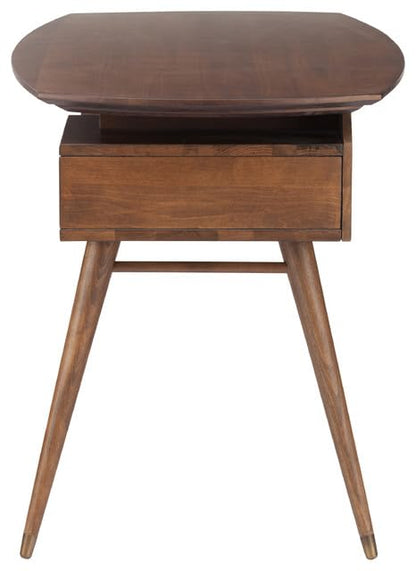 WoodMarwar Solid Sheesham Wood Modern Study Desk with 2 Storage Drawers | Home Office & Workstation Table
