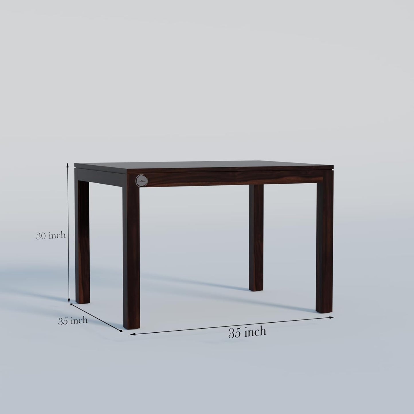 WoodMarwar Solid Sheesham Wood 4-Seater Dining Table | Premium Wooden Dining Furniture for Home