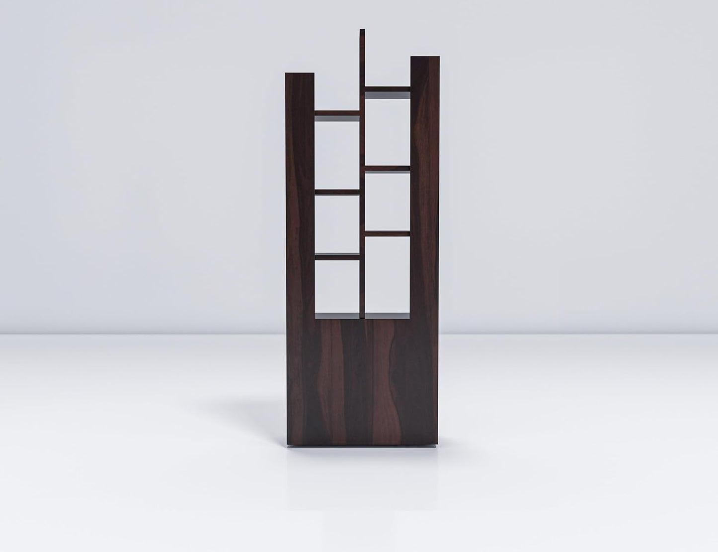 WoodMarwar Sheesham Wood Book Shelf With Two Drawer /Bookcase For Living Room Corner Bookcase for Home Decor & Office