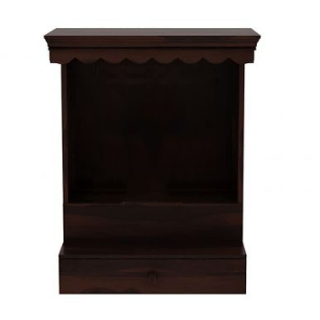 Woodmarwar Solid Sheesham Wood Temple(Mandir)In Honey Finish For Home & Office Furniture