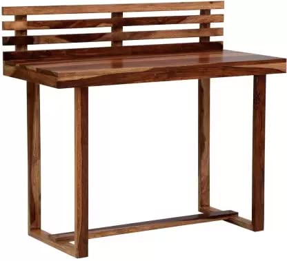 Woodmarwar Sheesham Wood Writing Study Desk for Adults & Students | Solid Wood Laptop Computer Table Without Storage for Home & Office