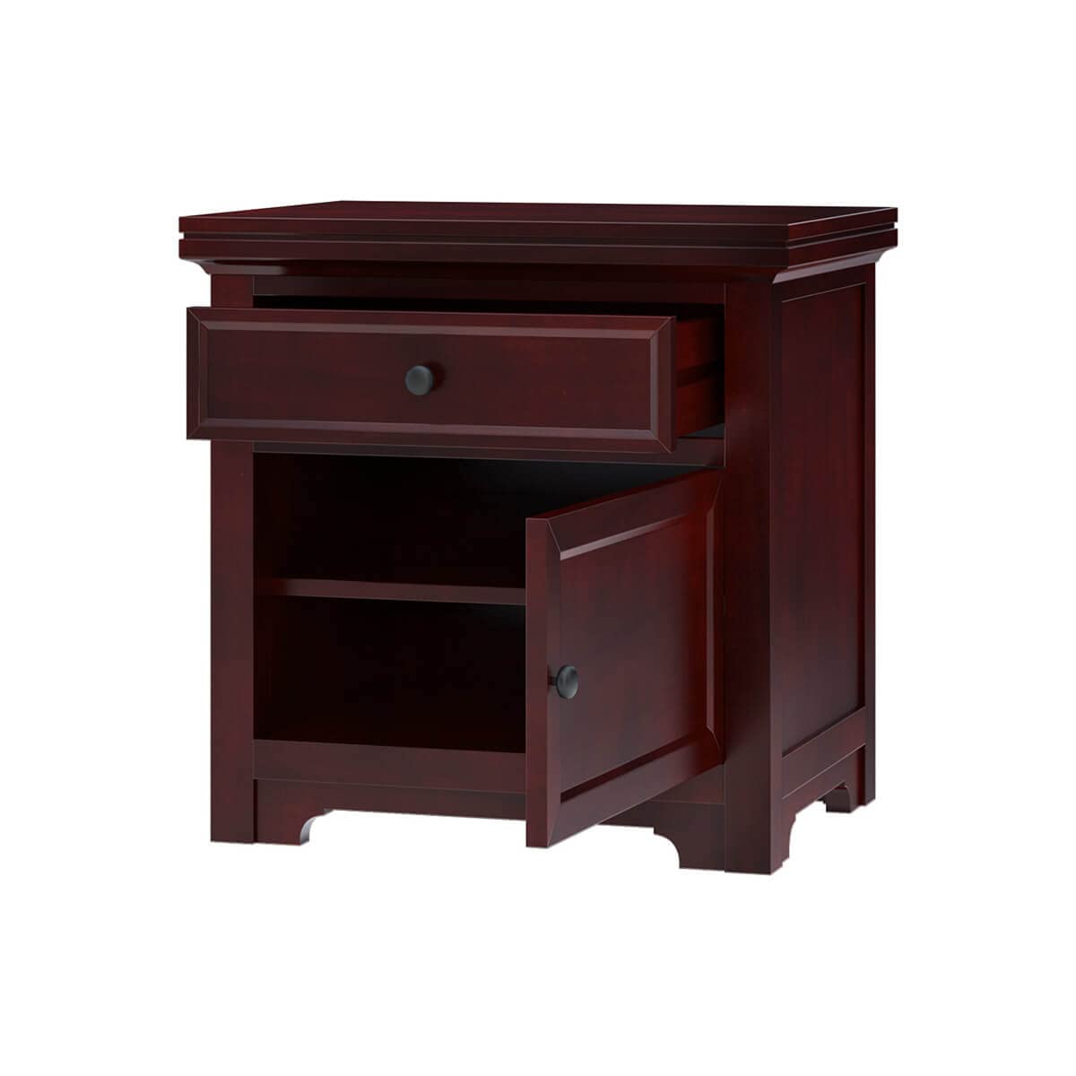 Woodmarwar Solid Sheesham Wood Bedside Table for Bedroom | Solid  Wood Bed Side Nightstand End Table with 1 Drawer & 1 Door Cabinet Storage for Home & Bed Room