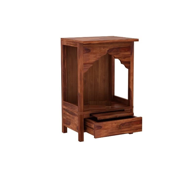 Woodmarwar Solid Sheesham Wooden Temple (Mandir) for Home & Office Furniture