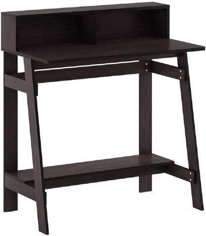 WoodMarwar Solid Sheesham Wooden Study Table With Open Shelf Storage Workstation for Home Office & Study Room | Solid Wooden Desk Writing Table | Laptop Computer Table for Adults