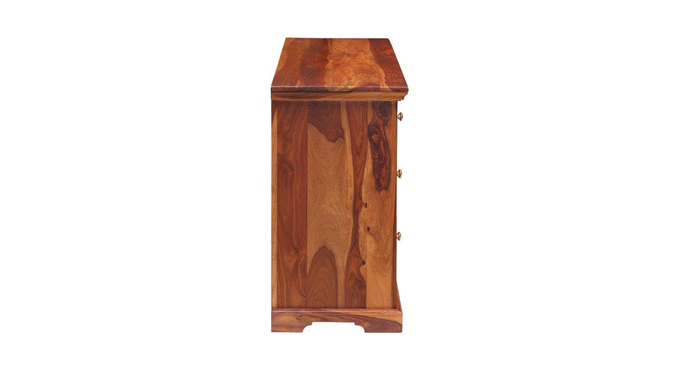 WoodMarwar Solid Sheesham Wood Chest of Drawer 4 Drawers Dresser for Home & Living Room