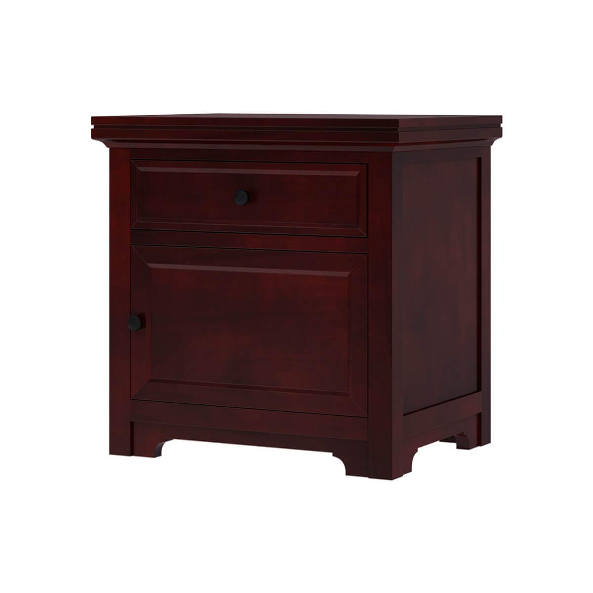 Woodmarwar Solid Sheesham Wood Bedside Table for Bedroom | Solid  Wood Bed Side Nightstand End Table with 1 Drawer & 1 Door Cabinet Storage for Home & Bed Room