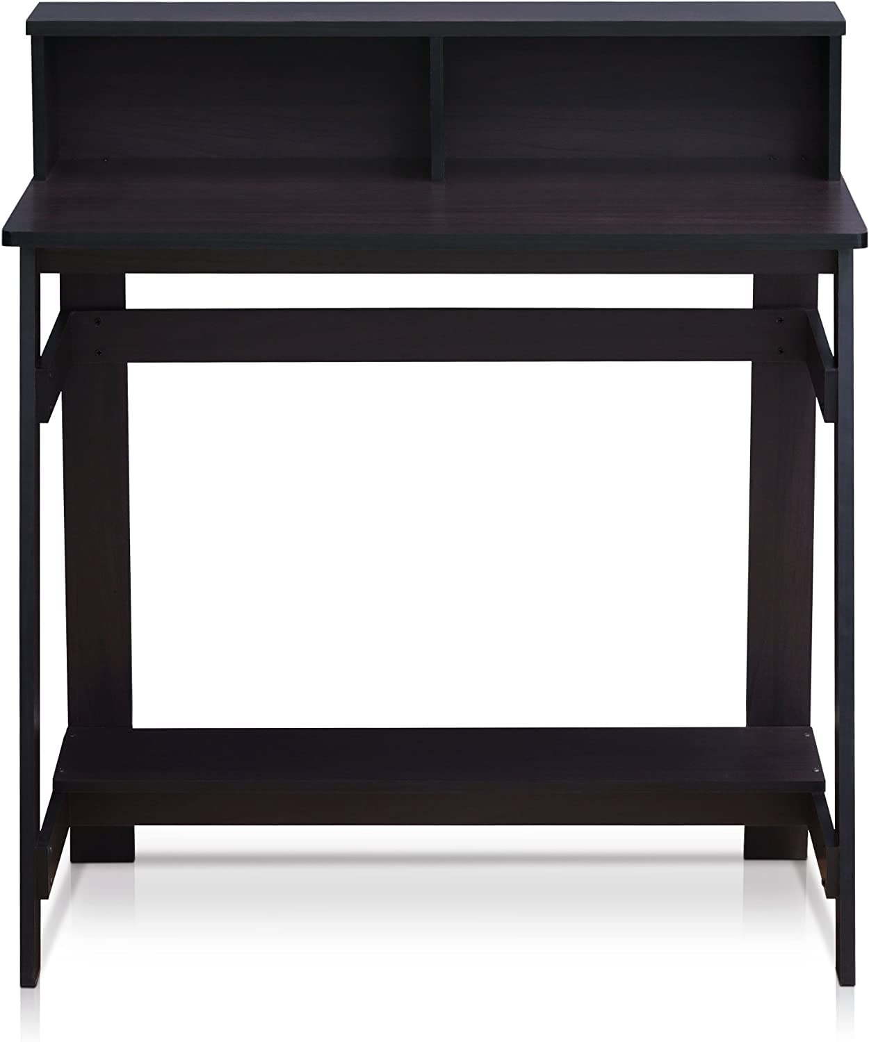 WoodMarwar Solid Sheesham Wooden Study Table With Open Shelf Storage Workstation for Home Office & Study Room | Solid Wooden Desk Writing Table | Laptop Computer Table for Adults