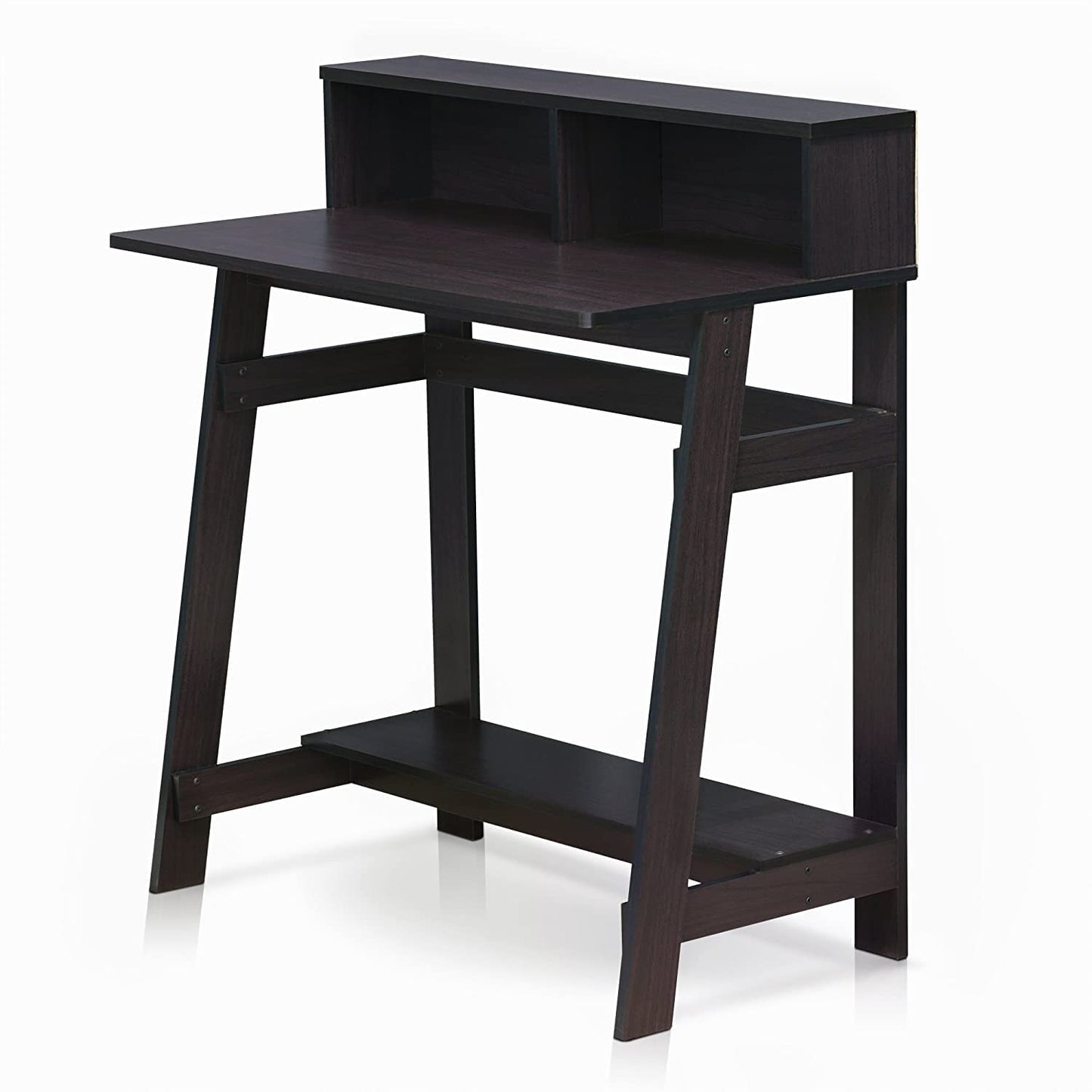WoodMarwar Solid Sheesham Wooden Study Table With Open Shelf Storage Workstation for Home Office & Study Room | Solid Wooden Desk Writing Table | Laptop Computer Table for Adults
