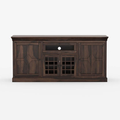 Woodmarwar Solid Sheesham Wood Sideboard With Storage for Living Room Furniture