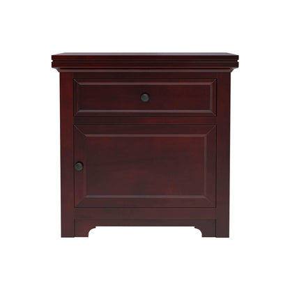 Woodmarwar Solid Sheesham Wood Bedside Table for Bedroom | Solid  Wood Bed Side Nightstand End Table with 1 Drawer & 1 Door Cabinet Storage for Home & Bed Room