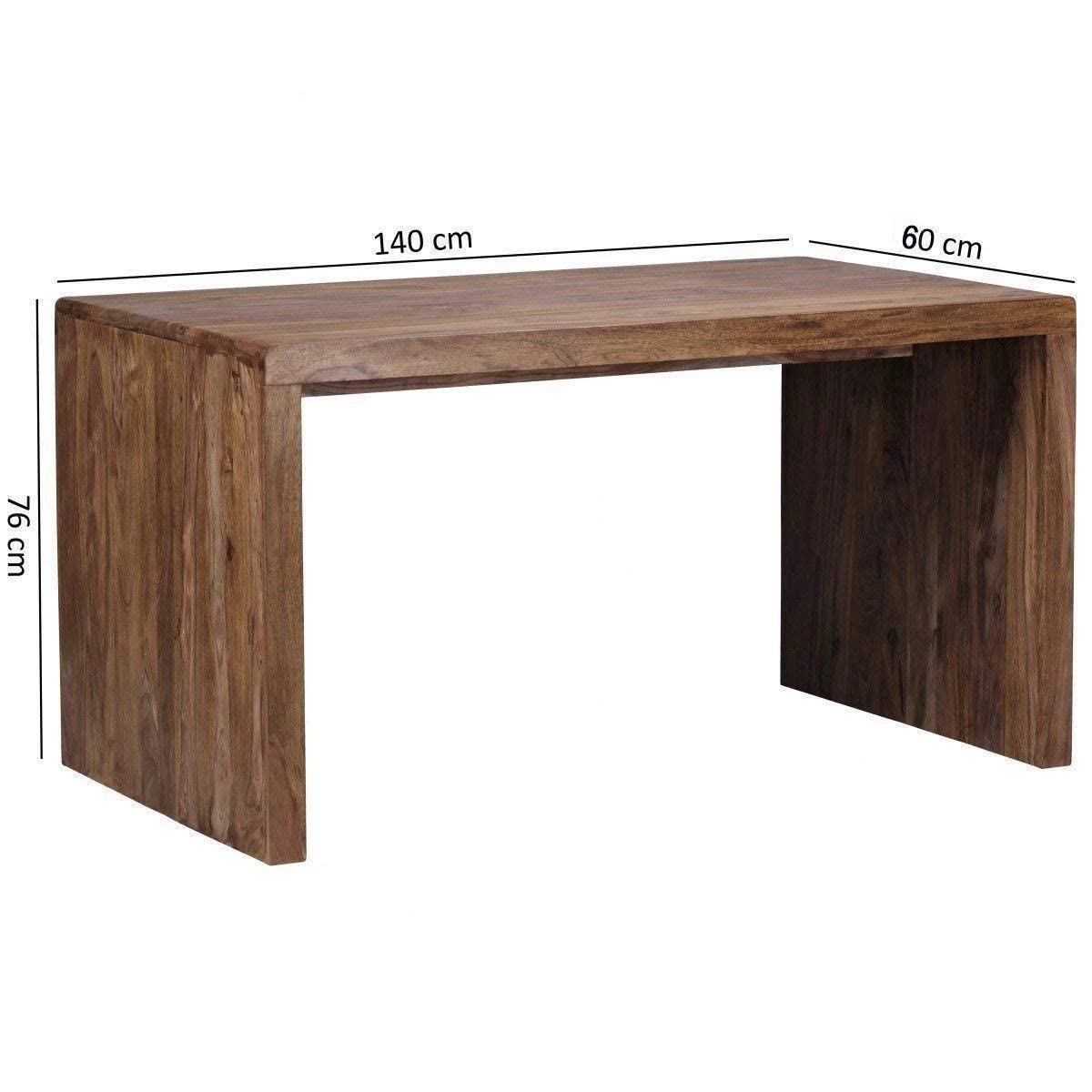 WoodMarwar Solid Sheesham Wood Study Table Workstation for Adult | Laptop Computer Desk with 3 Drawer Storage for Home & Office