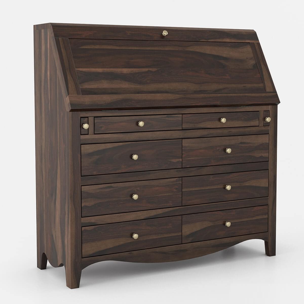 WoodMarwar Solid Sheesham Wood Chest of Drawer 13  Drawers & 6 Shelf & One Door Dresser for Home & Living Room