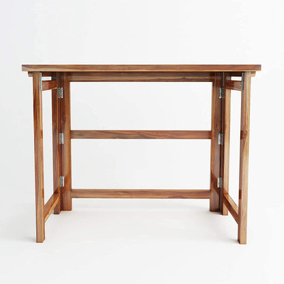 Woodmarwar Sheesham Wood Writing Study Desk for Adults & Students | Solid Wood Foldable Laptop Computer Table Without Storage for Home & Office